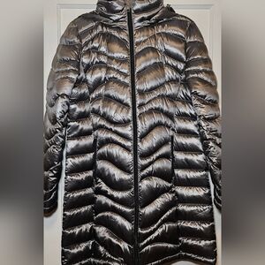 Andrew Marc Women's Metallic Down Fill Puffer Jacket